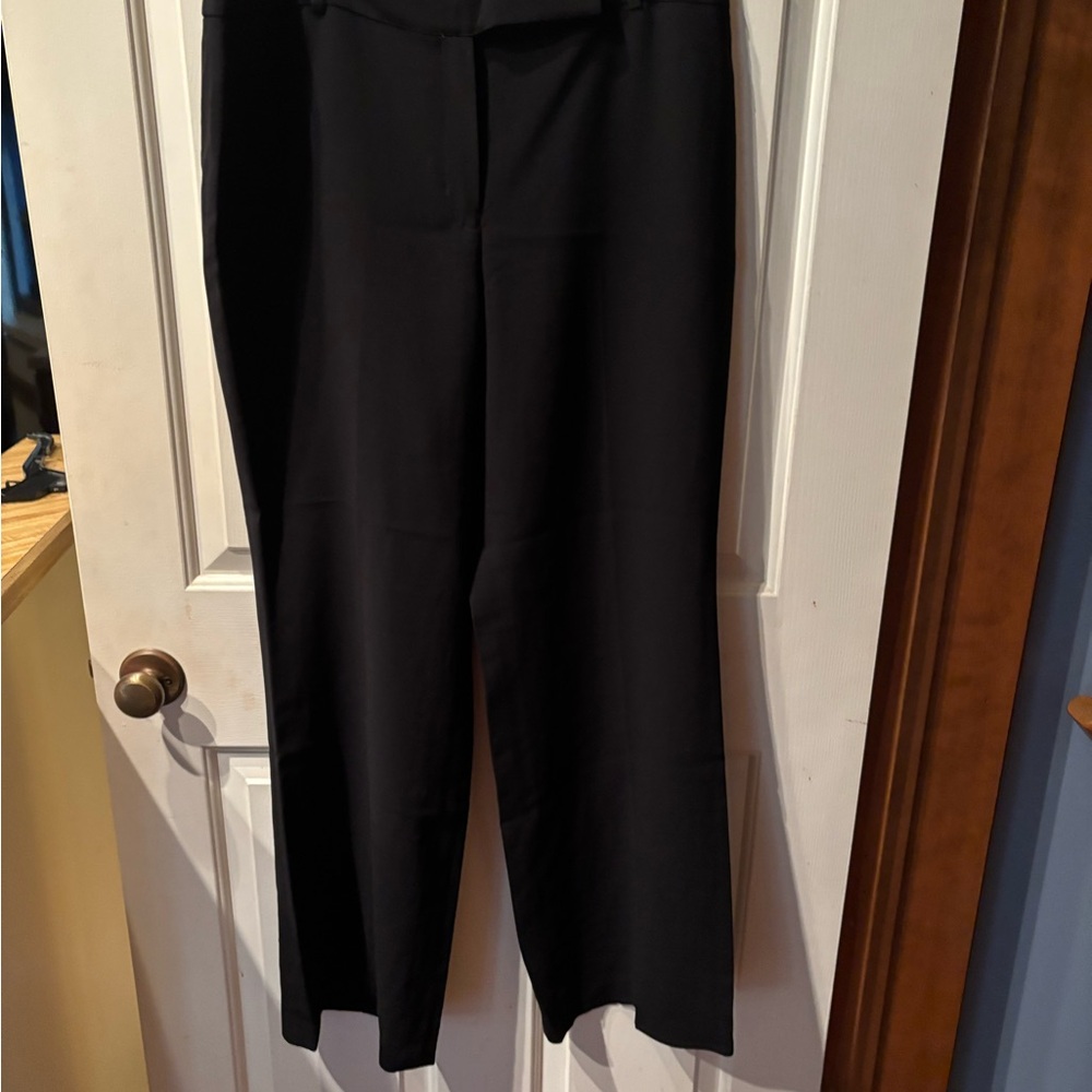 Ann Taylor Black Wide Leg Pants